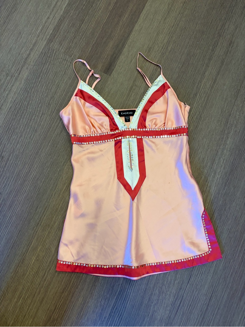 VINTAGE Y2K Bebe silk tank top